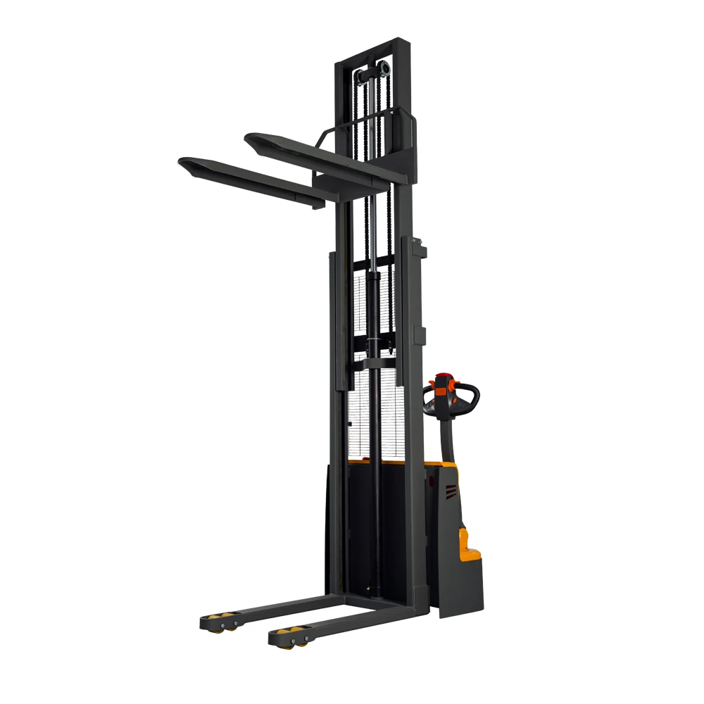 Low price 1t 2t 2m 2.5m walkie electric pallet stacker in China with CE certification