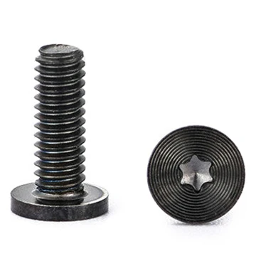 CD pattern screw Black PVD M2 M3 M4 M5 M6 Flat Torx head CD pattern head screws High Precision screw
