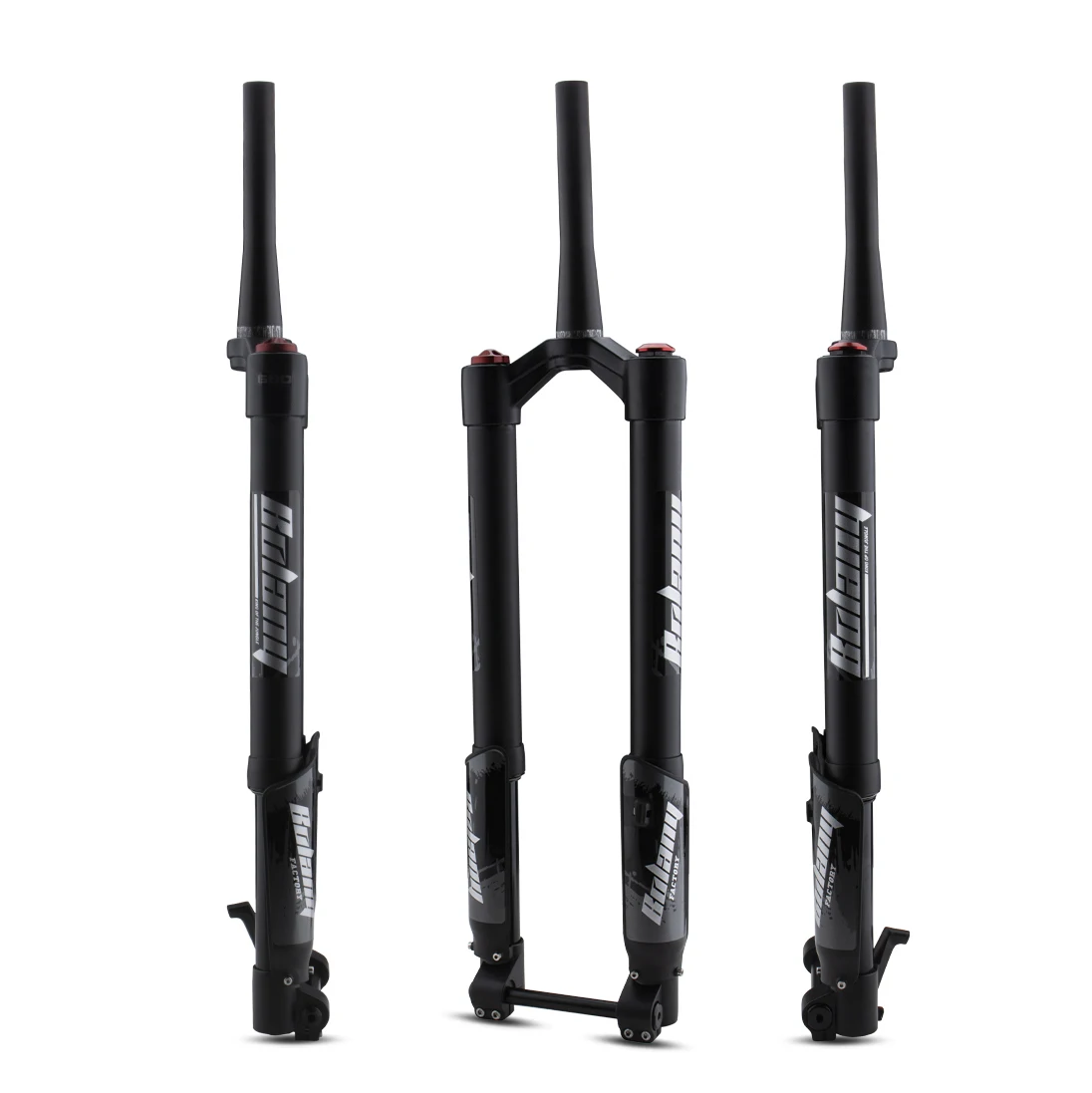 mtb bike push fork thru axle air suspension inverted fork 34 140mm tapered rebound adjustment universal 26 27.5 29 inch