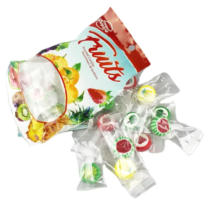 
Christmas Candy Decorative Hard Pattern Printed Candies 