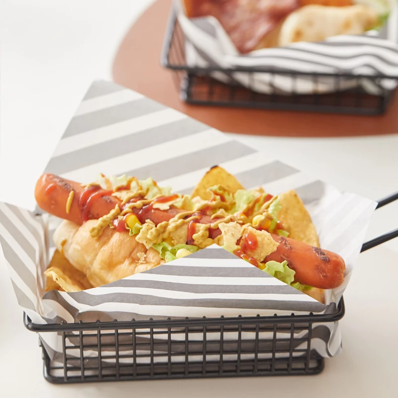 New Wholesale Spot Food Oil Proof Air Fryer Oven Parchment Absorbing Blotting Baking Silicone Oil Paper