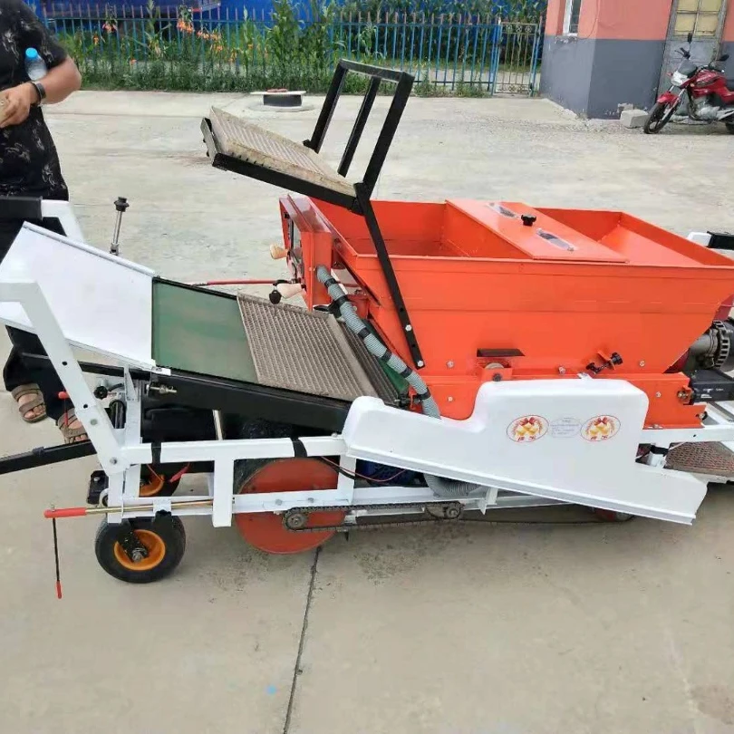self-propelled vegetable seedling machine seeder planting machine Paddy Nursery machine