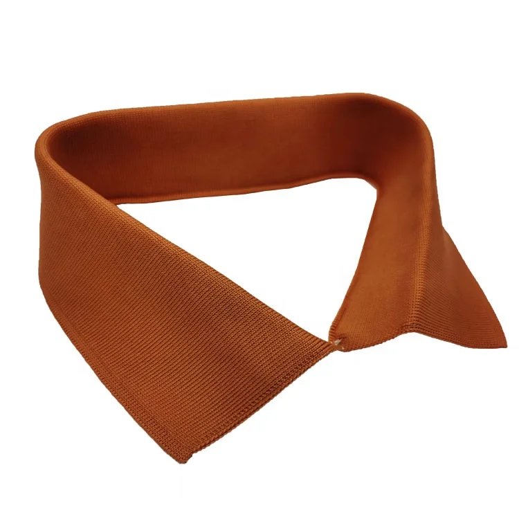 Индивидуальная трикотажная ткань в рубчик, воротник в рубчик для мужской и женской одежды, футболка-поло, воротник с коротким рукавом и манжеты