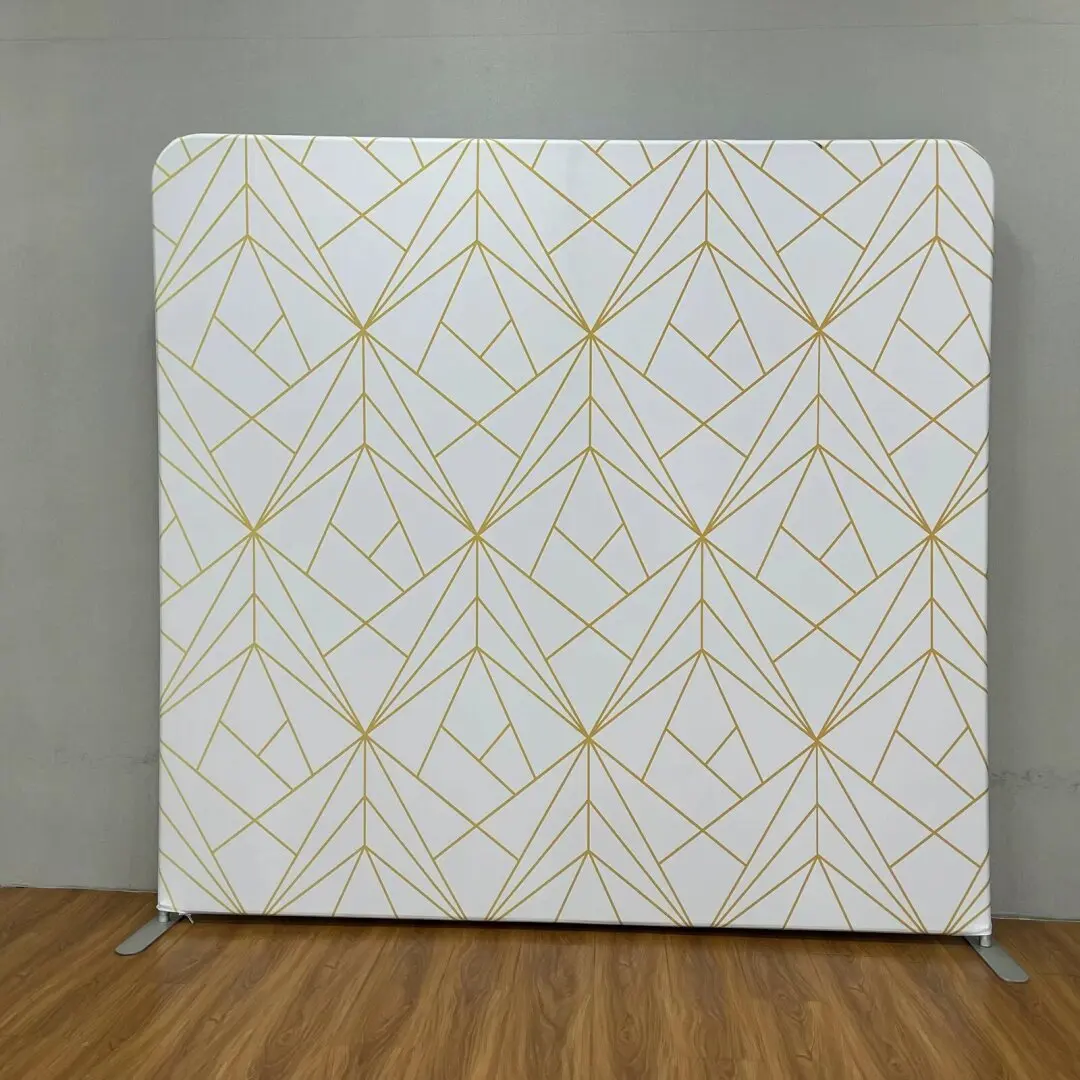 8x8ft Double Sided Custom Backdrop Printing Tension Fabric Photo Booth Backdrop Foto Background for Photography