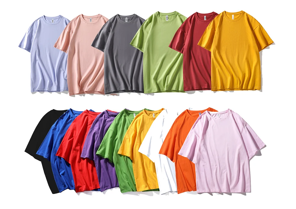 Высококачественная женская футболка с индивидуальным логотипом, свободная модная уличная одежда, хлопковые простые футболки большого размера для взрослых