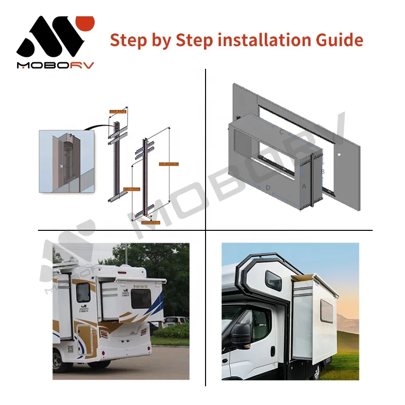 2025 MOBORV Lippert RV Slide out system for Class B Motorhome part electric mechanism system for camping car camper
