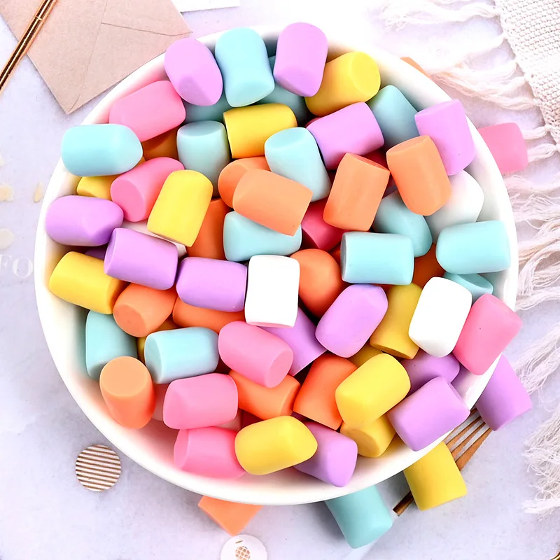 Yiwu insheen Цветные 3d миниатюрные кабошоны из зефира для изготовления ювелирных изделий брелоков