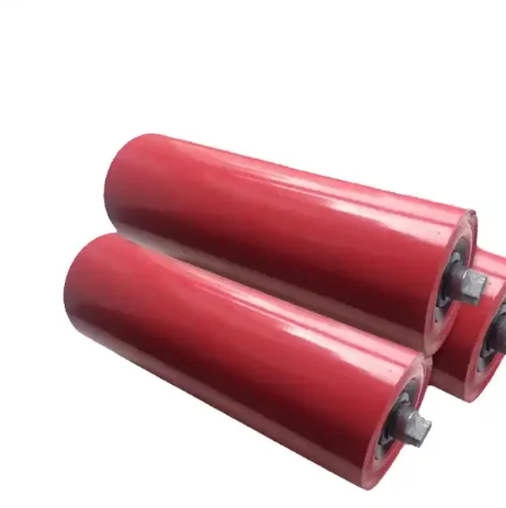 China wholesale customized rubber mining belt conveyor roller idler for building material