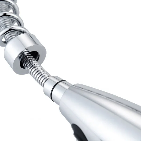 HIMIXER cupc upc single handle brass chrome torneira gourmet hot cold water mixer tap kitchen faucet pull out