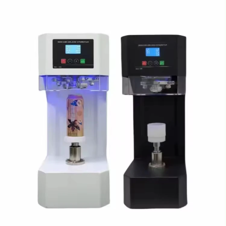 Fully Automatic Metal Ring Pull Cans Sealing Machine Beverage Juice Bottles Packaging for Industrial Use