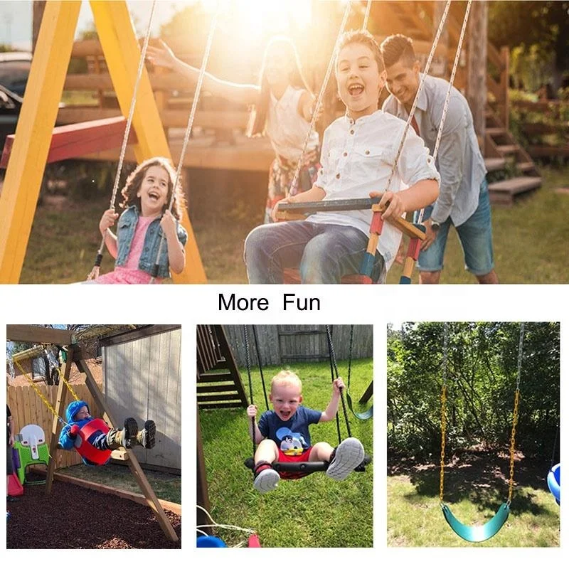 Soft Plastic Belt Swing with Triangle Attachment Ring