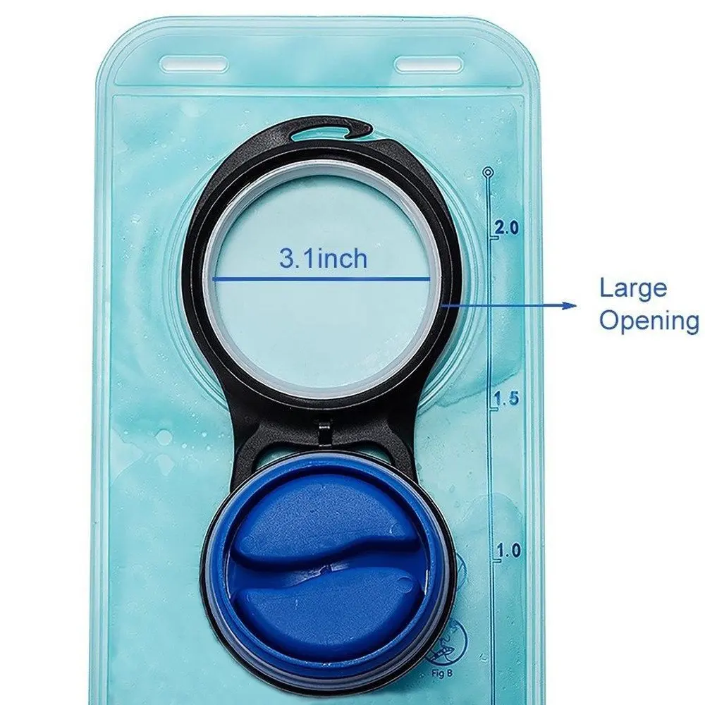 Hydration Bladder 2 Liter Leak-Proof Water Bladder, Free Water Reservoir For  Camping Backpack DRD005
