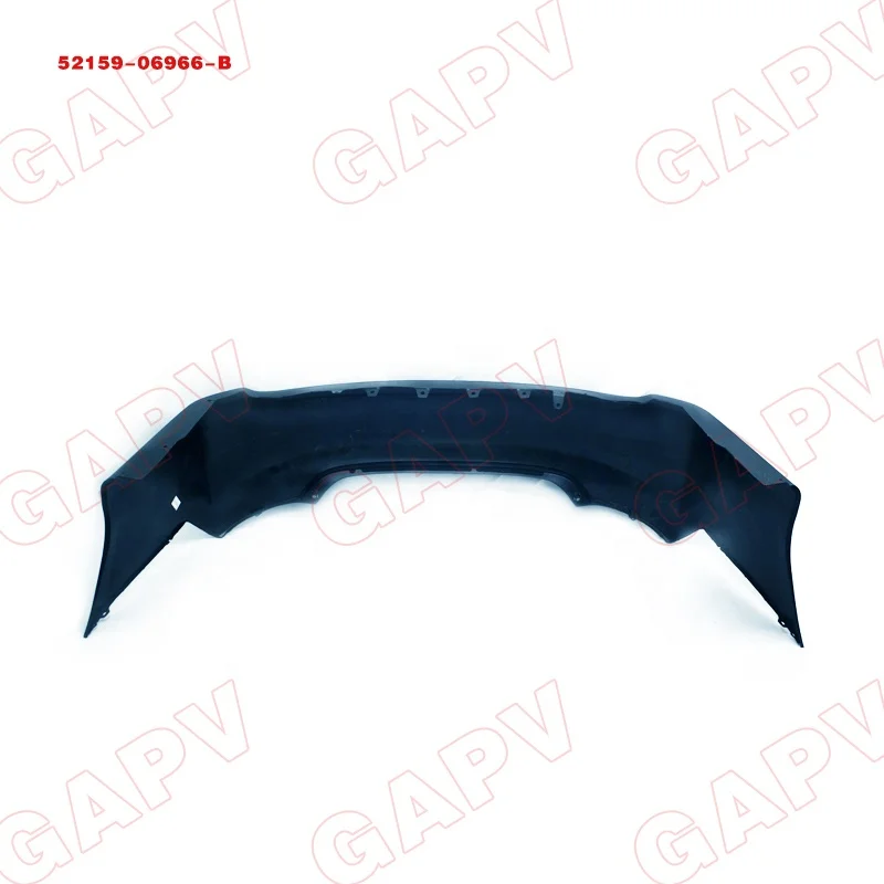 Car spare parts body kit Rear Bumper Black Plastic 52159-06966 52159-06966-B for Toyota Camry Hybrid 2011-