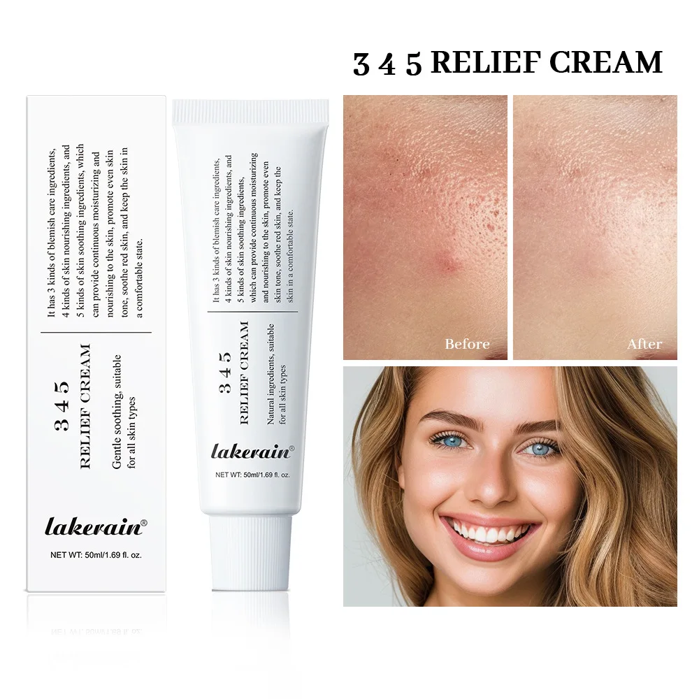 Lakerain RELIEF CREAM 50ml Concentrated care with multiple ingredients, comprehensive solution to skin problems