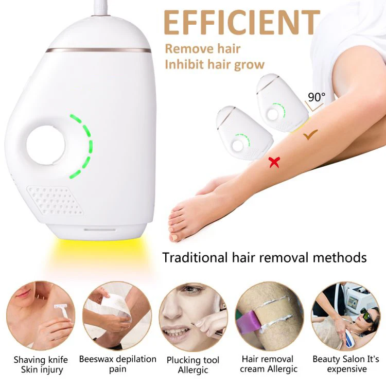 Professional Home Use IPL Hair Removal Laser Machine Skin Rejuvenation Featur  Permanent Laser Hair Removal Appliances Device