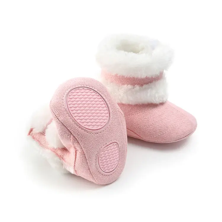 2021 High Fashion Designer Kid Infant Newborn Baby Cute  Soft Cotton Thermal fall Winter Snow Prewalker Toddler Girls Boots Boy
