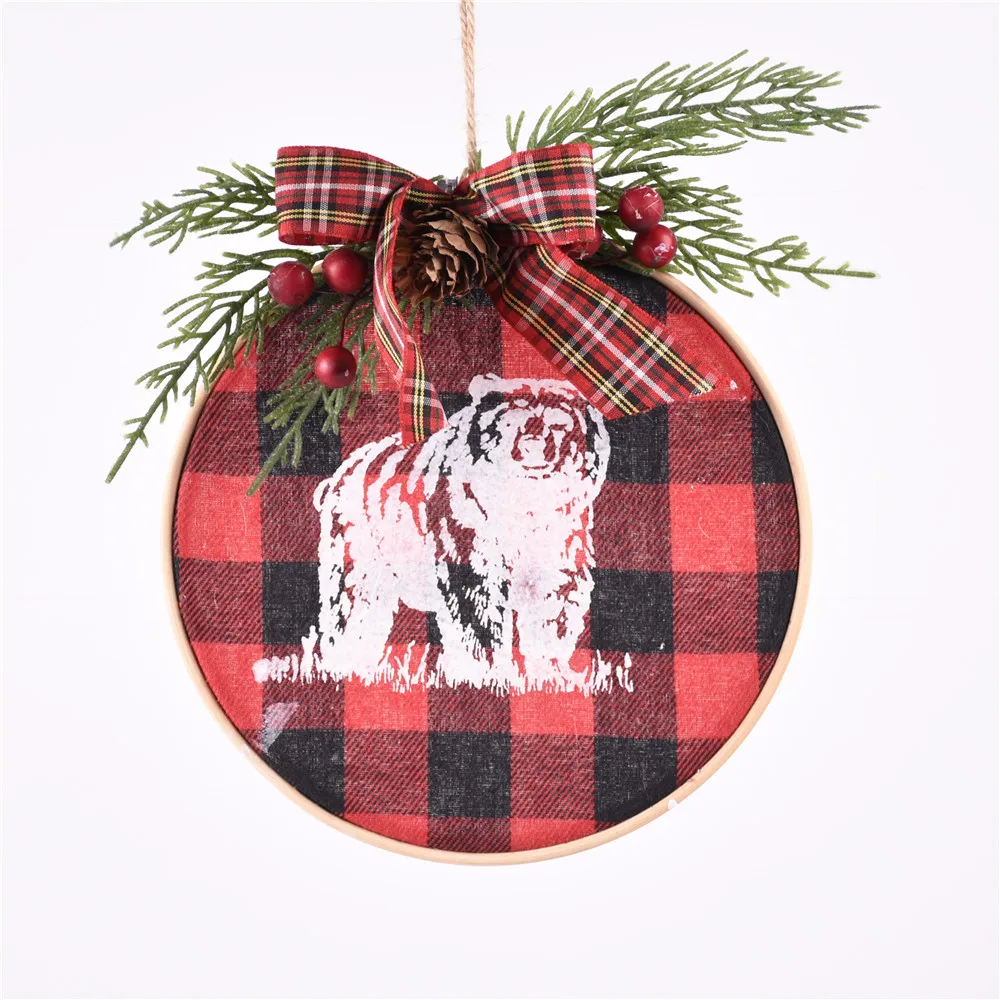 GY BSCI Natural Wooden Crafts Star Shape Decoration Handmade Hanging Christmas Ornaments