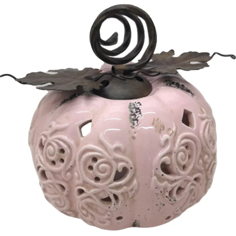 Round Pumpkin decorations maneki neko ceramic handmade figurines ornament Ceramic crafts