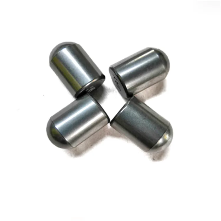 Cemented tungsten carbide button
