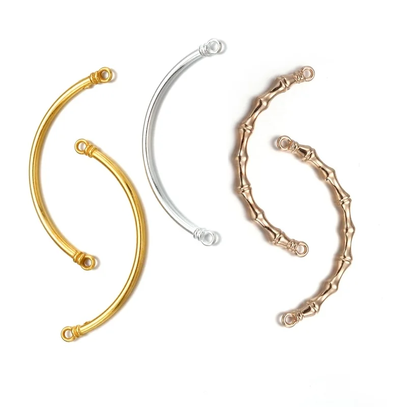 2 styles Metal Alloy Half Bracelet Ring Foot chain Handmade Bangle Foot chain Connector Diy Jewelry Accessories B201 B202