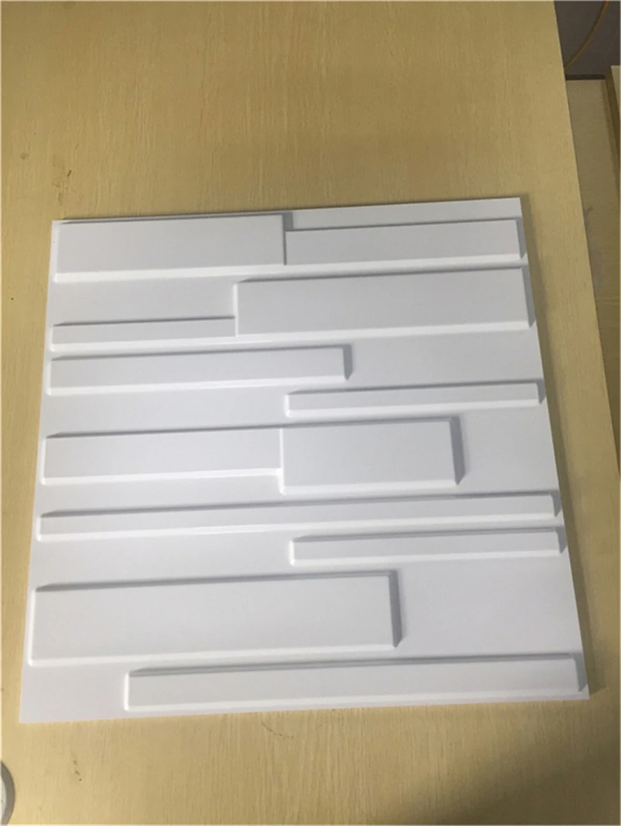 Transparent Mirror Silver Light Through 3D Cover Customized Pared 3D Wall Panel