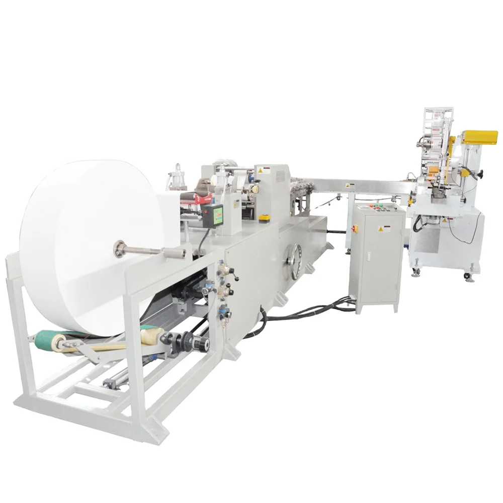 DJ:CDH-210F-2 Two Lines Output Pocket tissue Mini type handkerchief paper machine