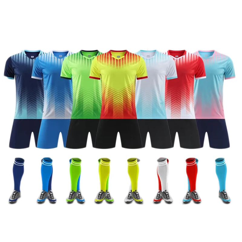 Custom soccer kits mens football uniform jersey football breathable training soccer wear football sportswear jerseys
