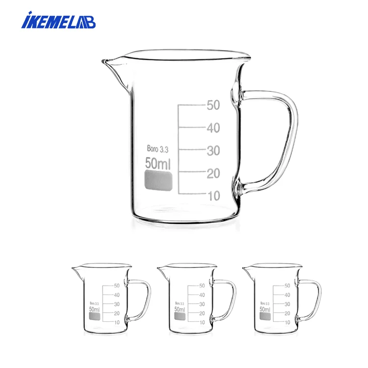 Термостойкая кружка IKEME из боросиликатного стекла 1000 мл