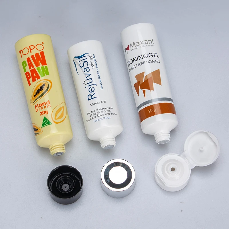 
Customized 15ml 20ml 30ml Plastic Squeeze Tube for Trial Size and Travel Size Skin Care Packaging 