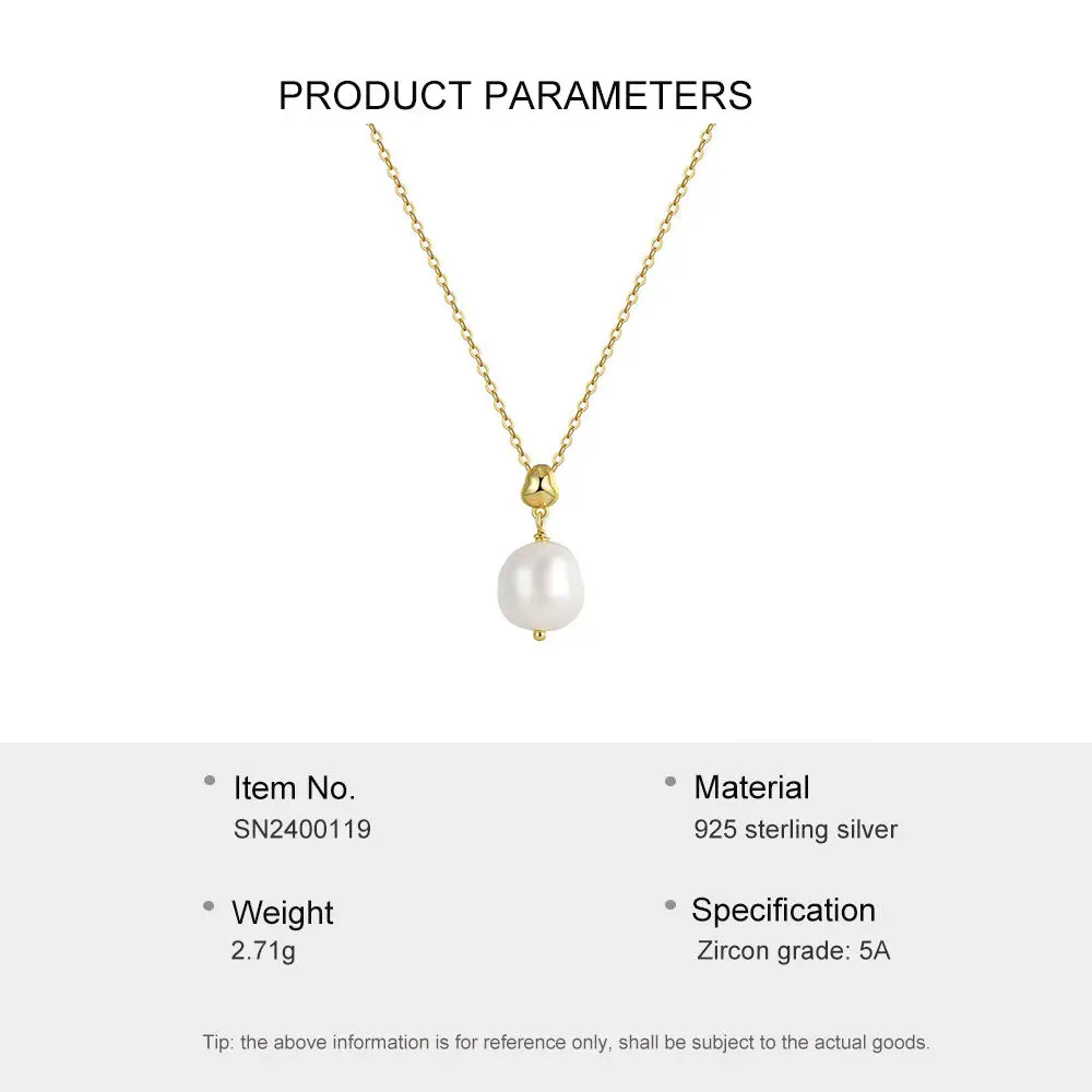 2024 Factory Wholesale Personalized Classic Shell Pearl 925 Sterling Silver Italy Gold Herringbone Figaro Necklace Chain Mji