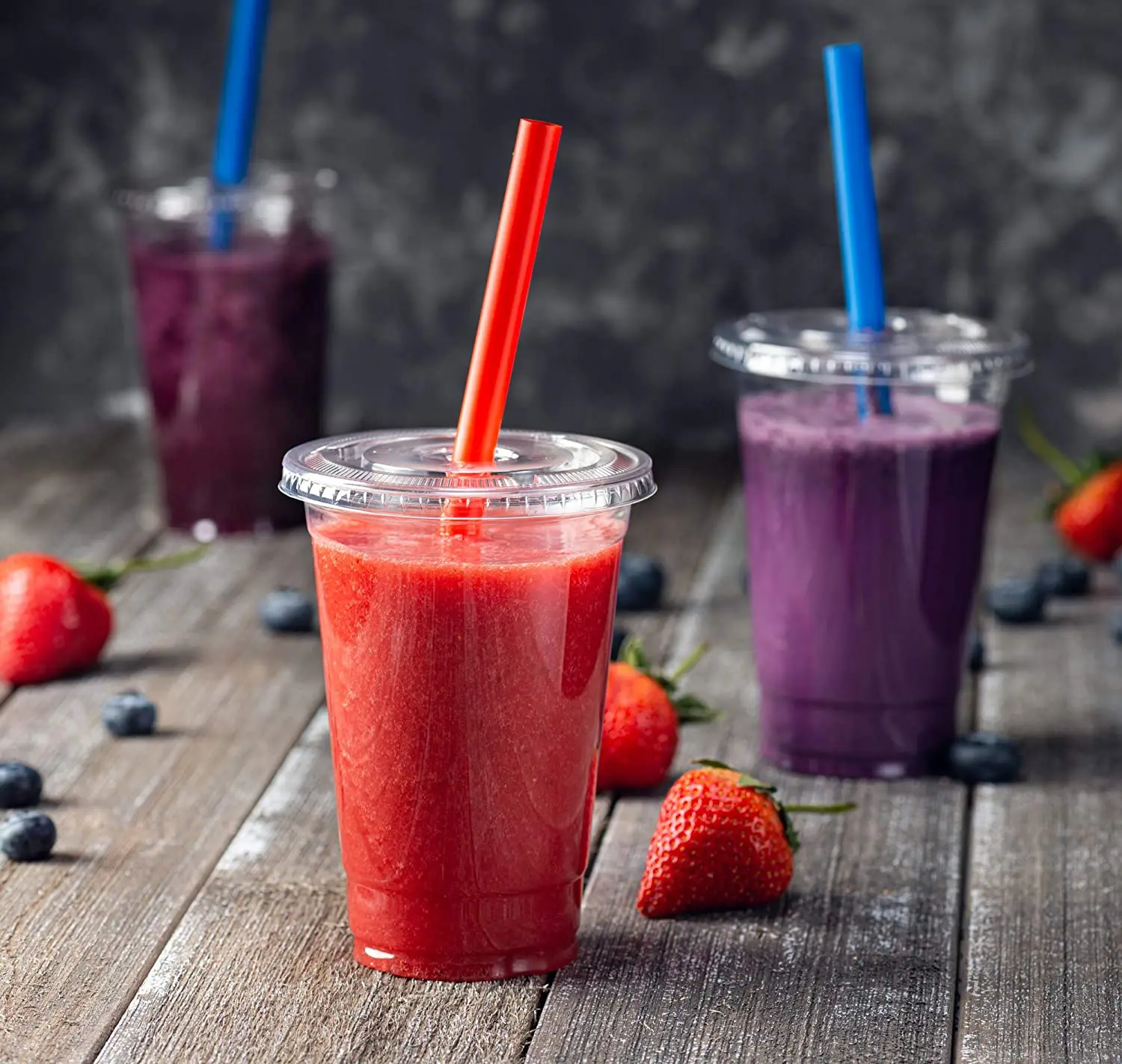 Пластиковая упаковка одноразовые прозрачные чашки для домашних животных с плоскими крышками холодные напитки на вынос холодный кофе латте сок чай бутылка 16 унций 500