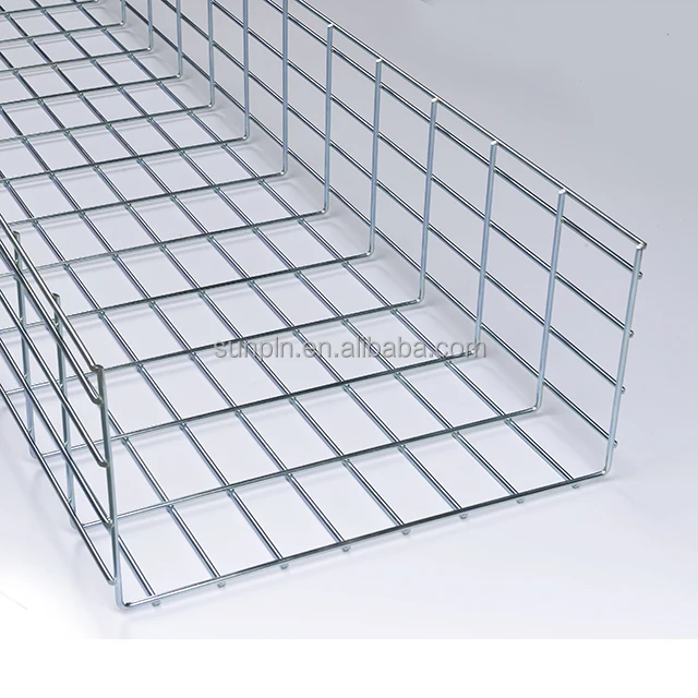 4mm 5mm 6mm china 300 mm IDC Steel Basket Grid cable tray manufacturer