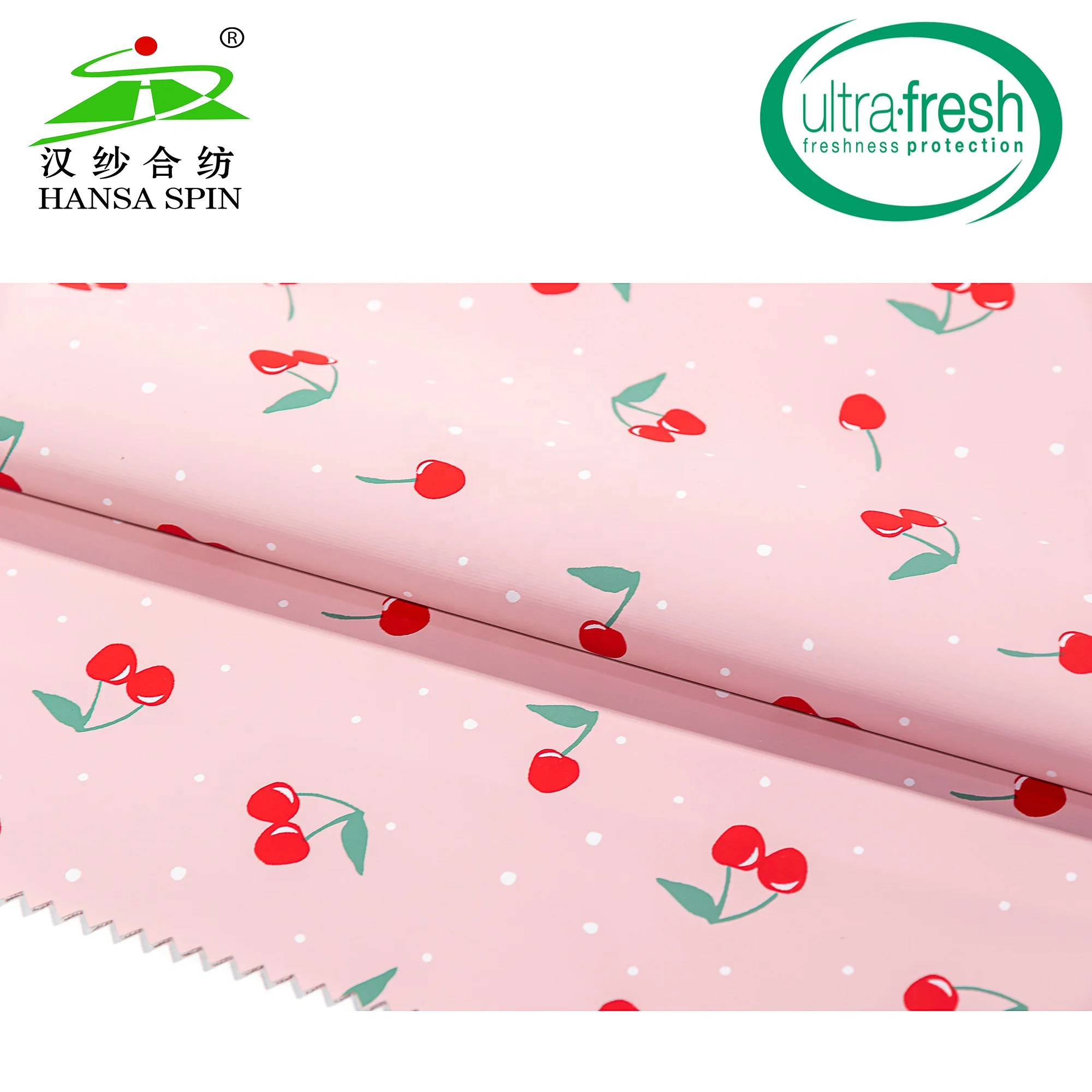 Waterproof  Printing PU  Leather Fabric for Kid Raincoat