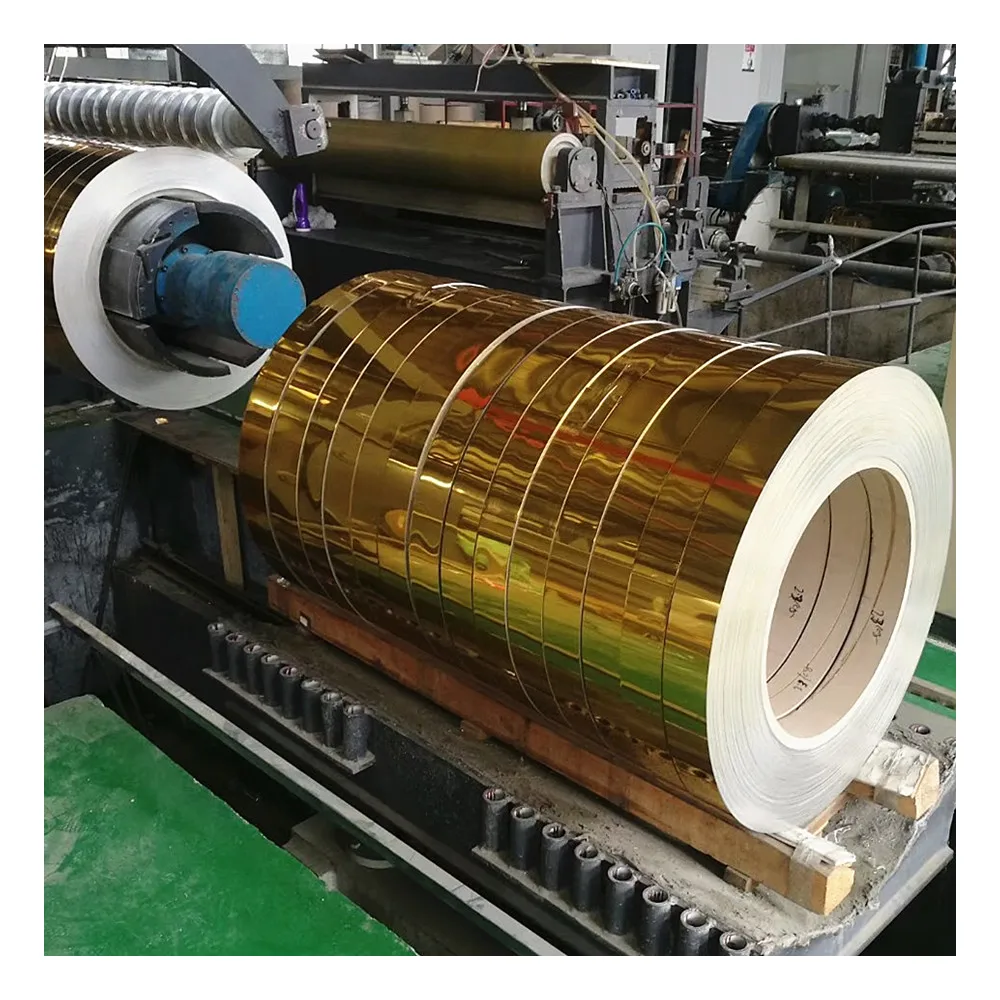 color aluminum channel letter strip coil mirror silver and gold