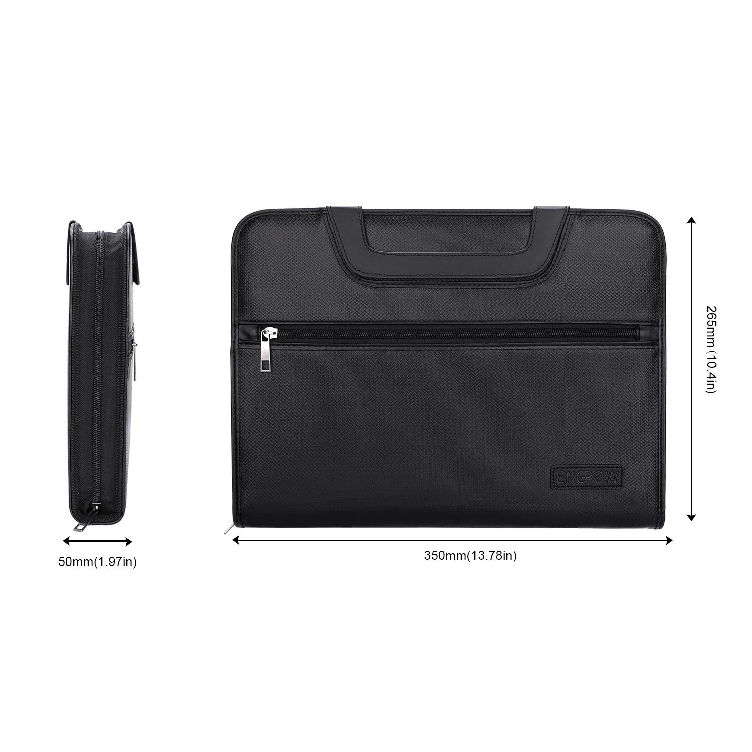 Wholesales Fireproof Document School Office Home Hot Selling Fireproof Waterproof Document Bags with Double Zippers