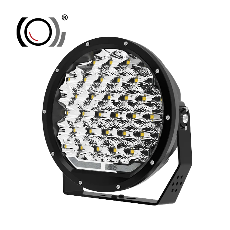 Made in China super bright headlight 95w 7 inch round led worklight with DRL for car and motorcycle