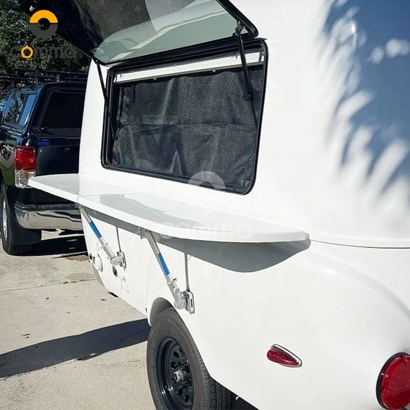 Hot Selling Caravans Large Rv 1-4 Man Hybrid Camper with Bathroom and Bunkbeds in Saudi Arabia