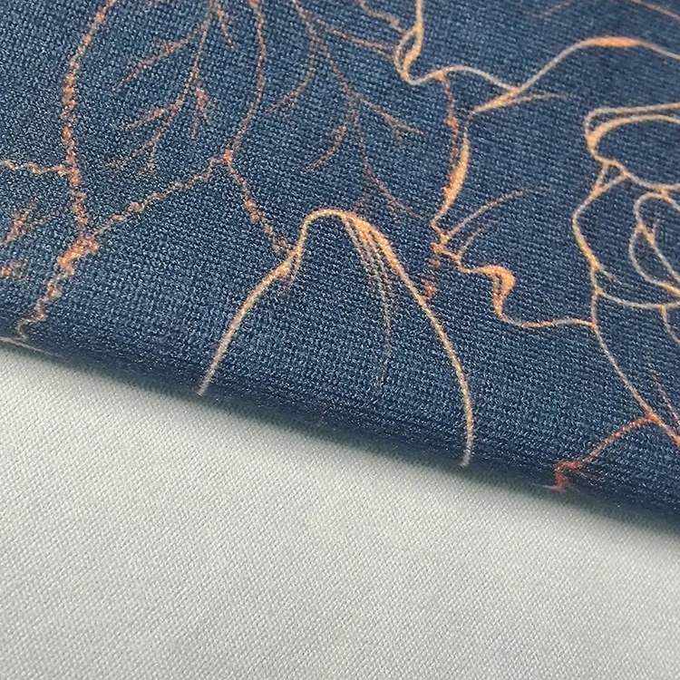 Wholesale Super Soft Customized bamboo Jersey Baby Print Fabric 4 way stretch fabric for  yard