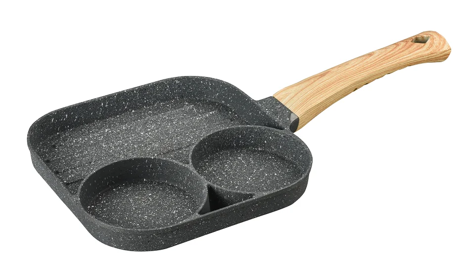 Двусторонняя электрическая антипригарная эмалированная сковорода квадратная чугунная круглая для гриля