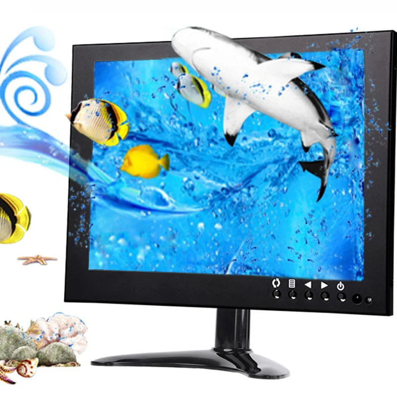Small Size LCD Monitor 8 Inch CCTV Computer PC Monitor