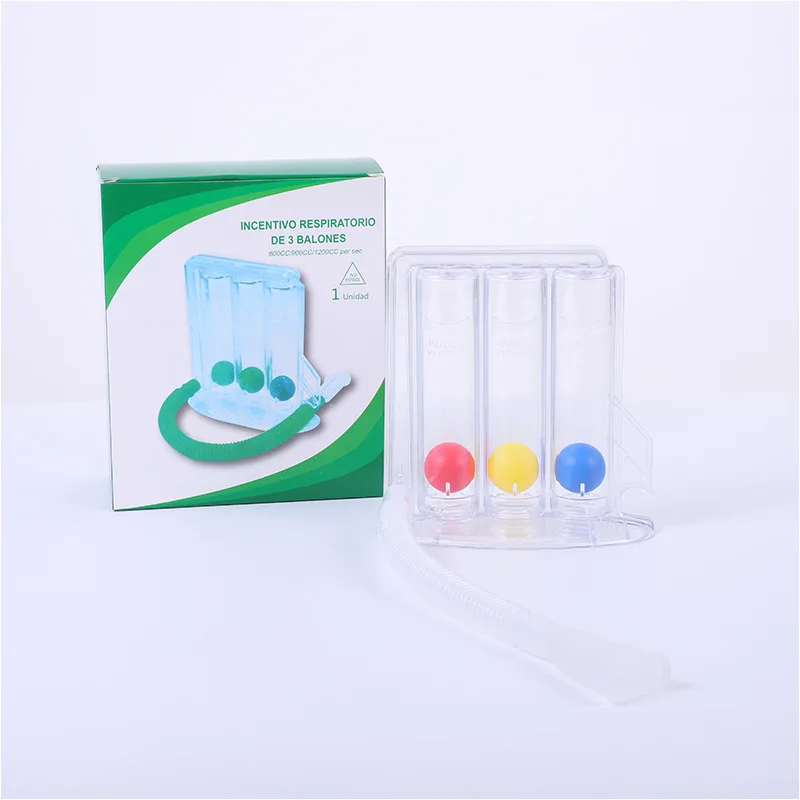600ml/900ml/1200ml Medical Three balls spirometer for lung function exercise