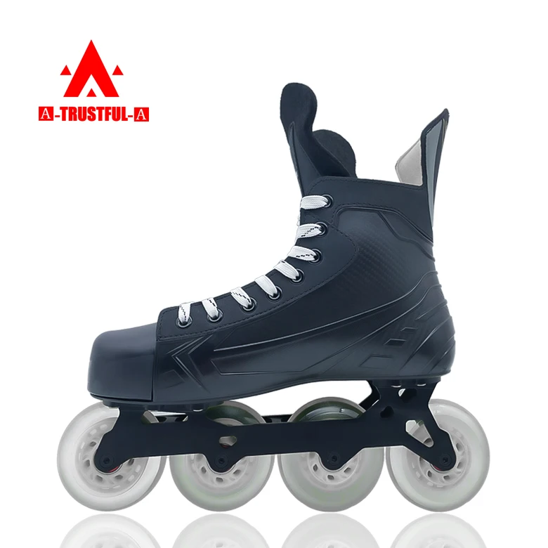High Quality Professional Hockey Roller Skates Flashing Inline Skates with Hard Shell for Ice Glide Popular Choice
