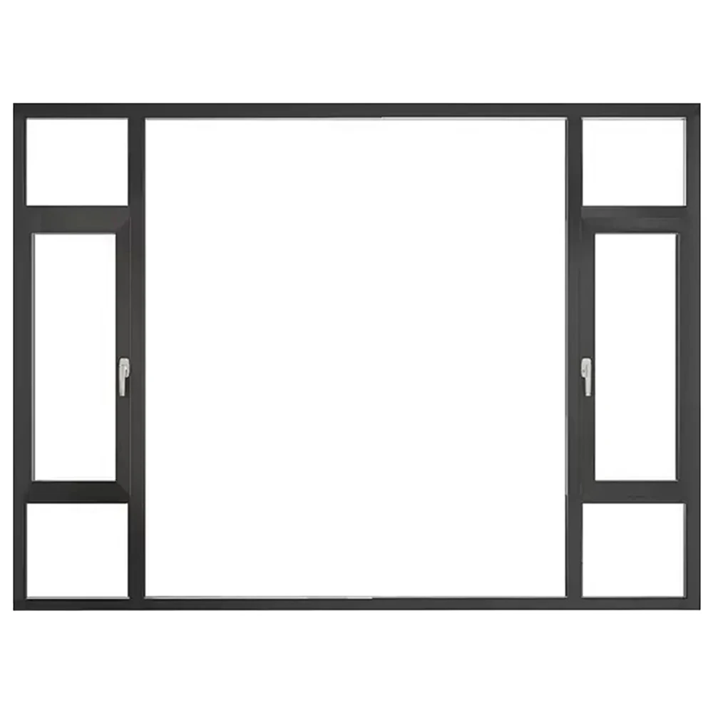 Modern Aluminum Alloy Hurricane-proof Windows and Waterproof Interior Safety Casement Window