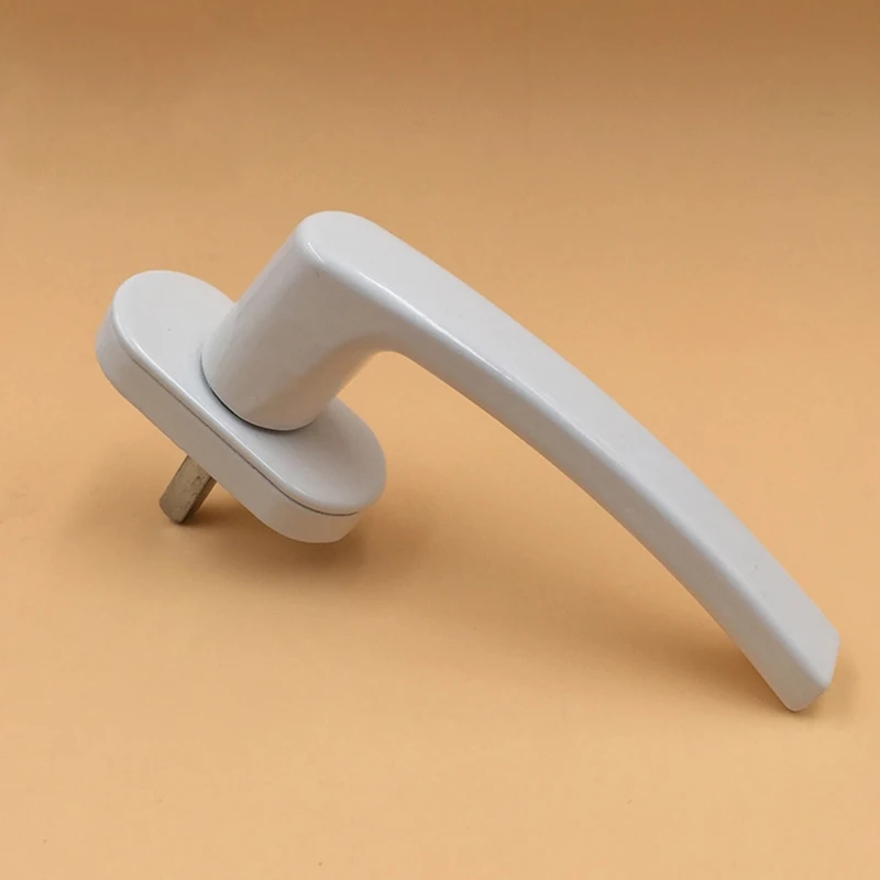 UPVC Aluminium Vertical Casement Sliding Window Handle Lever White Hardware Manufacturer