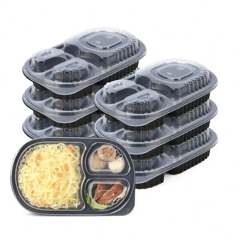 New Innovations Disposable 24 Oz Take Out Containers Pp Plastic Food Container With Lids