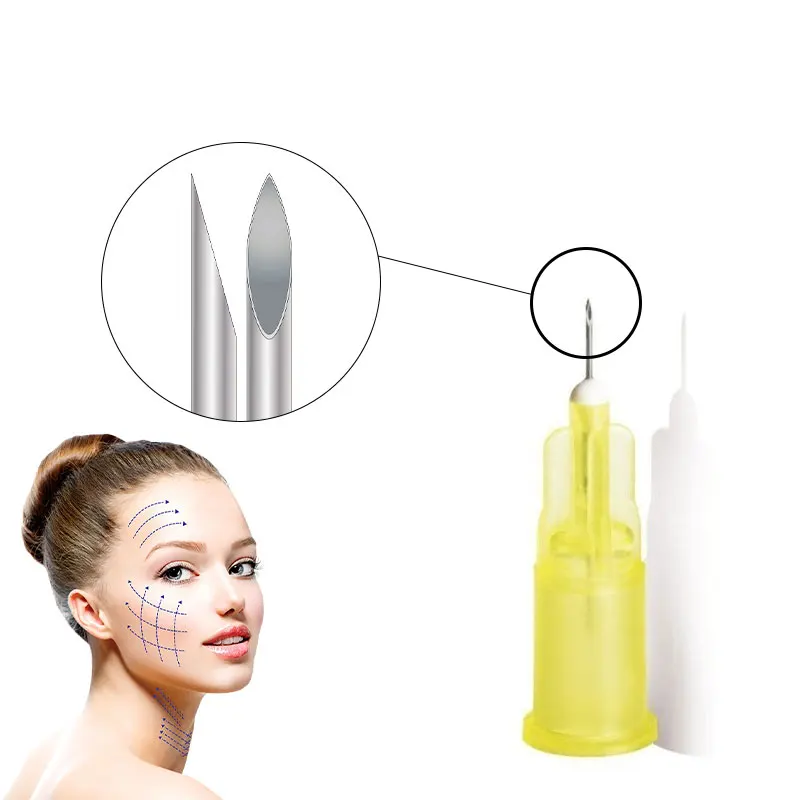 
100 Pcs Sterilized Disposable Syringes Stainless Steel Hypodermic Needle Mesotherapy needles 32g 4mm for injection Syringe 