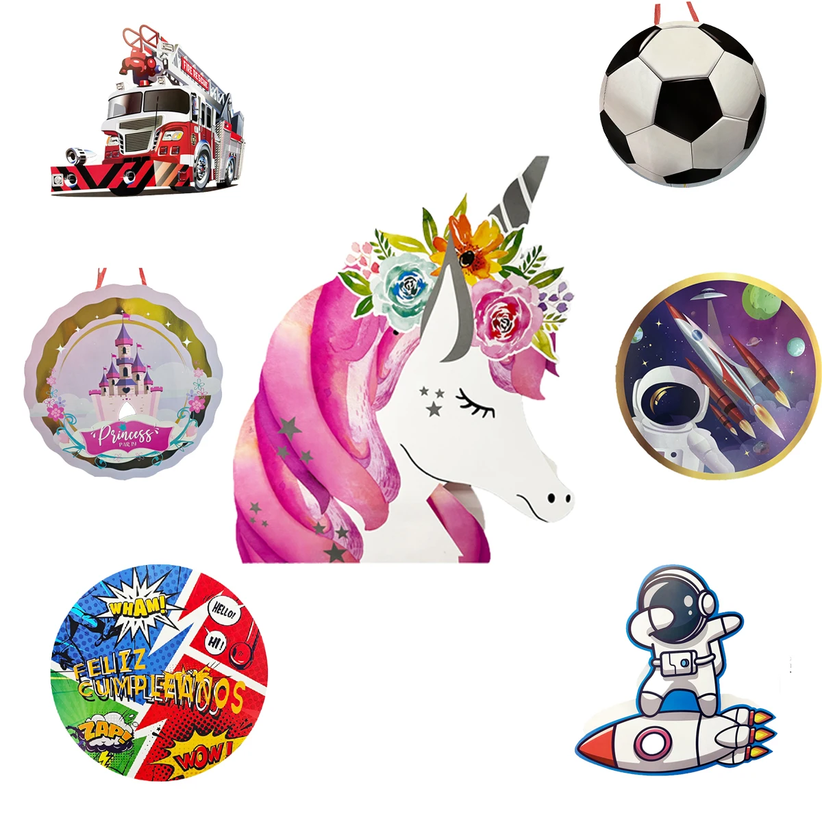 Pinatas серия день рождения Декор Pinata праздничные украшения Детские сувениры