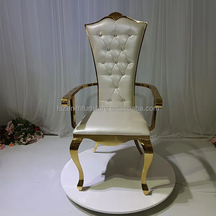 Factory Price Unique Appearance Stainless Steel Chair Wedding Furnitures for Wholesale