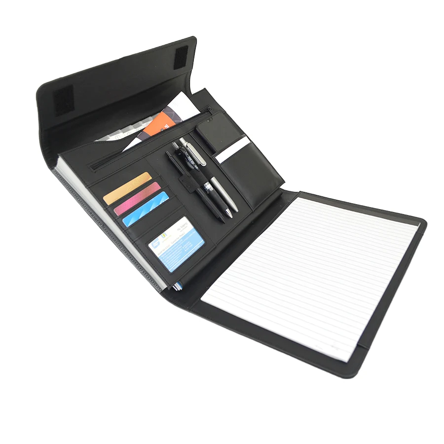 A4 Size  Personalized Padfolio Portfolio multi clear foil pocket File Document Folder