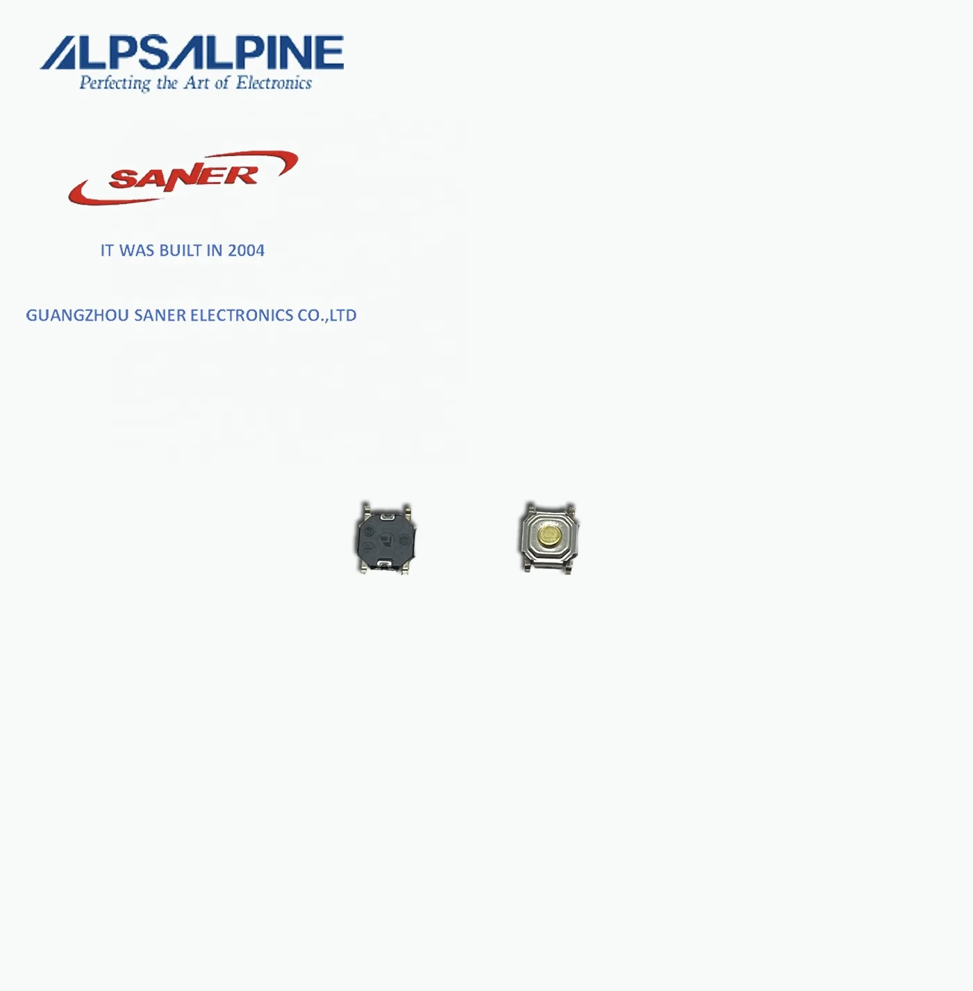 ALPS Hot selling SKQGAKE010 Square Low-profile  tacile mini push button micro smd tact switch